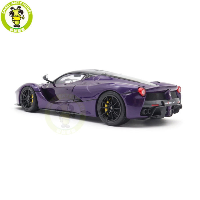 1/18 Ferrari LaFerrari Purple Dubai - Viola Vio BBR 182237 Diecast Model Toys Car Gifts For Father Friends