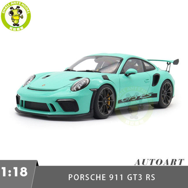 1/18 Porsche 911 991.2 GT3 RS AUTOart 78181 Mint Green Model Car
