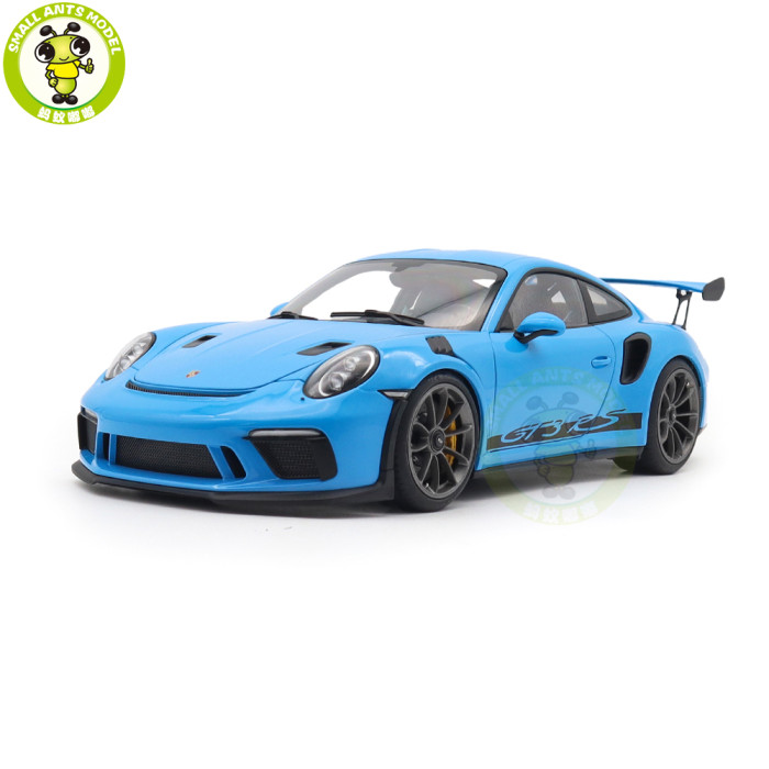 1/18 Porsche 911 991.2 GT3 RS AUTOart 78182 Riviera Blue Model Car