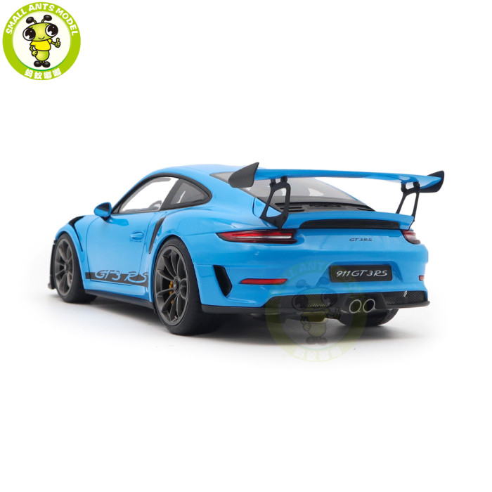 1/18 Porsche 911 991.2 GT3 RS AUTOart 78182 Riviera Blue Model Car