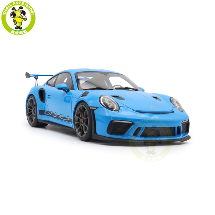1/18 Porsche 911 991.2 GT3 RS AUTOart 78182 Riviera Blue Model Car