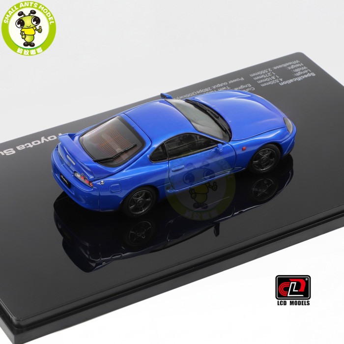 1/43 LCD Toyota Supra A80 Diecast Model Toy Car Gifts For Friends Father