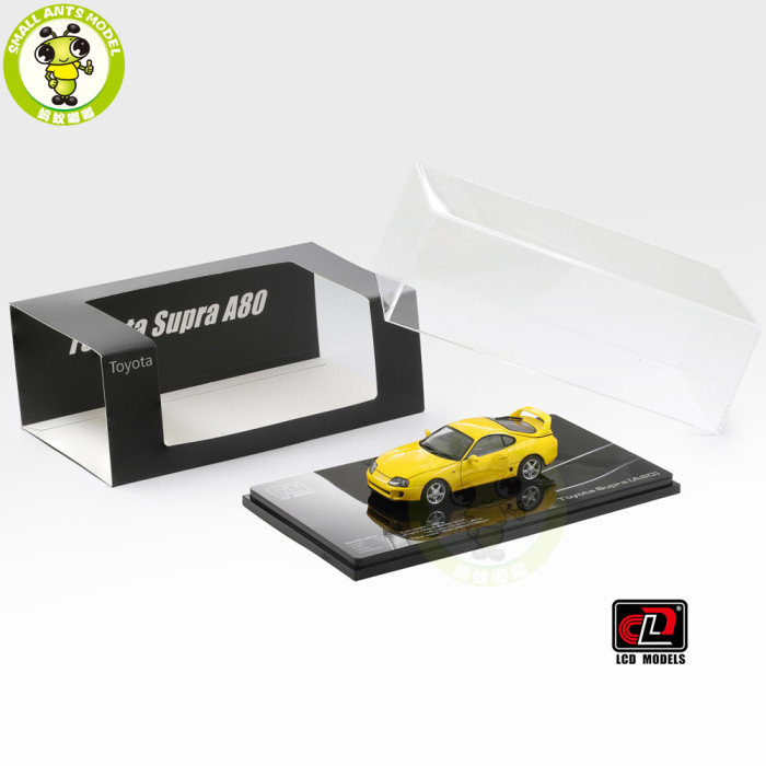 1/43 LCD Toyota Supra A80 Diecast Model Toy Car Gifts For Friends Father