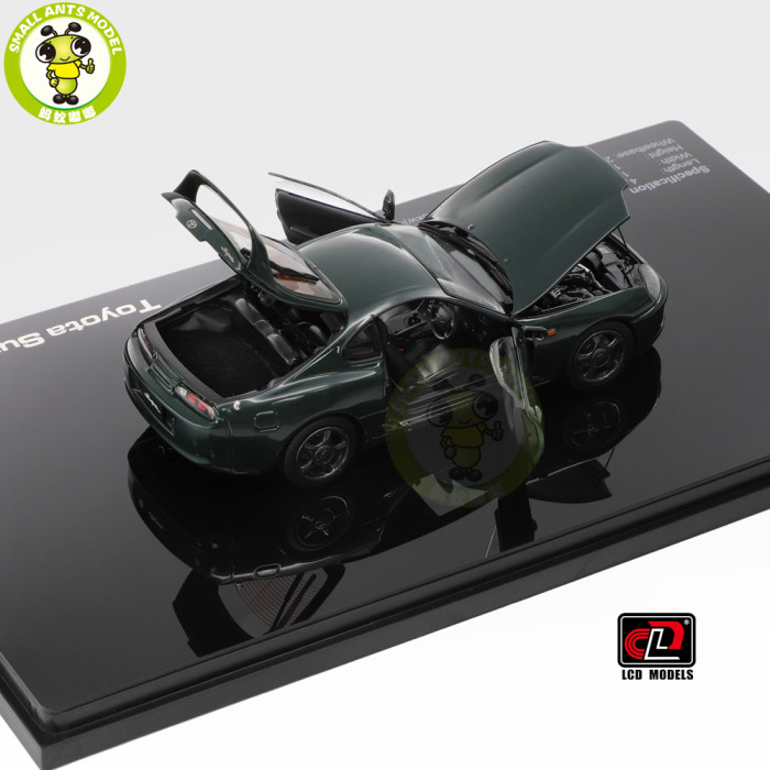 1/43 LCD Toyota Supra A80 Diecast Model Toy Car Gifts For Friends Father