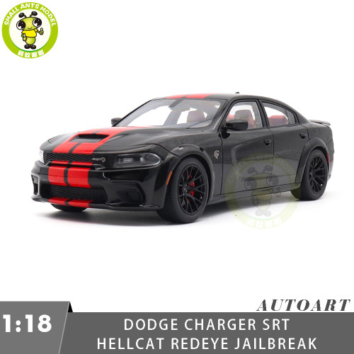 1/18 Dodge Charger SRT Hellcat Redeye Jailbreak AUTOart 71754 Pitch Black Model Car