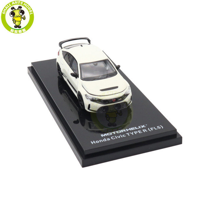 1/64 MOTORHELIX Honda Civic TYPE R (FL5) HKS Livery Diecast Model Toy Car Gifts For Father Friends