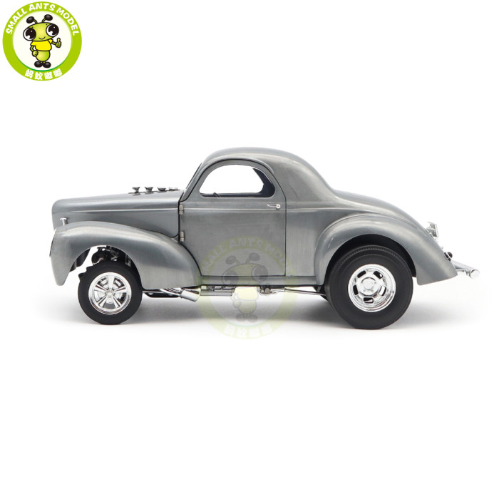 1/18 1940 Gasser Hammered Steel Willys ACME Diecast Model Car Toys Gifts