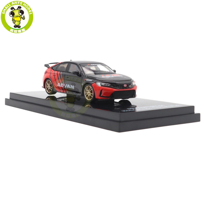 1/64 MOTORHELIX Honda Civic TYPE R (FL5) Advan Livery Diecast Model Toy Car Gifts For Father Friends