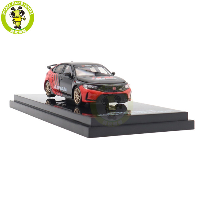 1/64 MOTORHELIX Honda Civic TYPE R (FL5) Advan Livery Diecast Model Toy Car Gifts For Father Friends