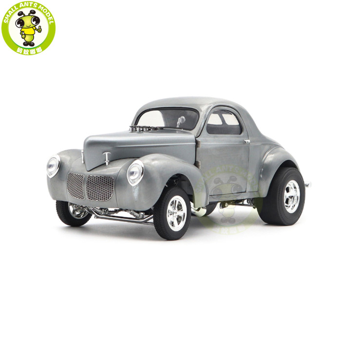 1/18 1940 Gasser Hammered Steel Willys ACME Diecast Model Car Toys Gifts