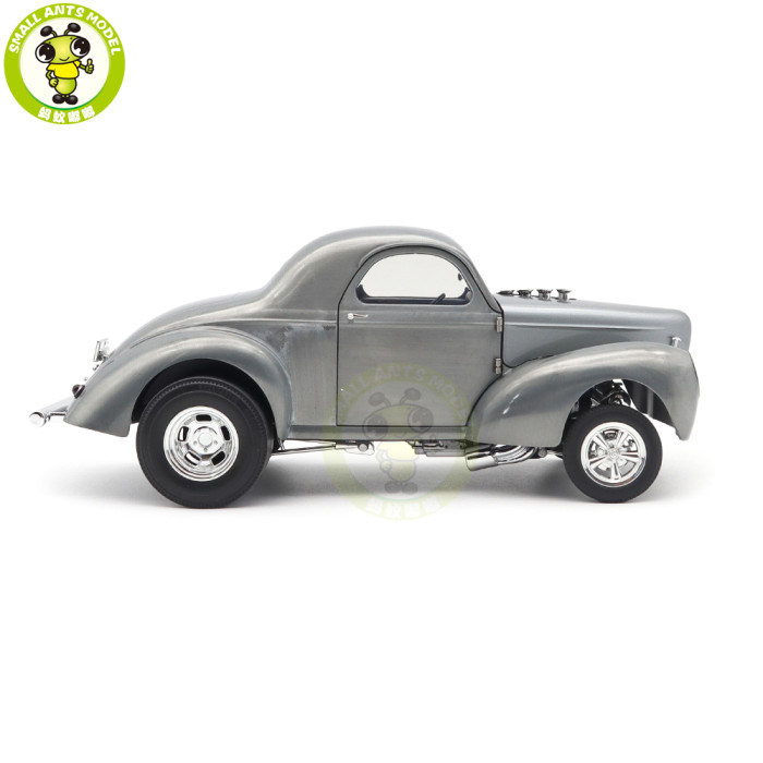 1/18 1940 Gasser Hammered Steel Willys ACME Diecast Model Car Toys Gifts
