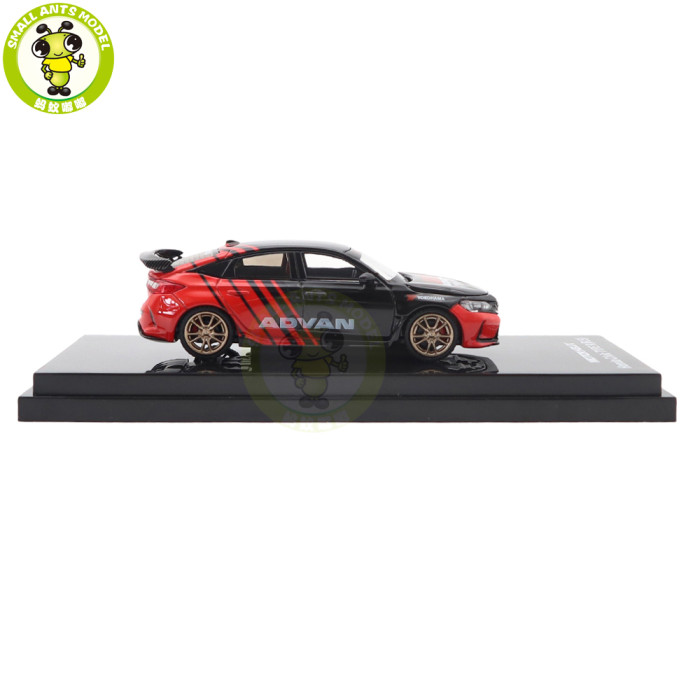 1/64 MOTORHELIX Honda Civic TYPE R (FL5) Advan Livery Diecast Model Toy Car Gifts For Father Friends