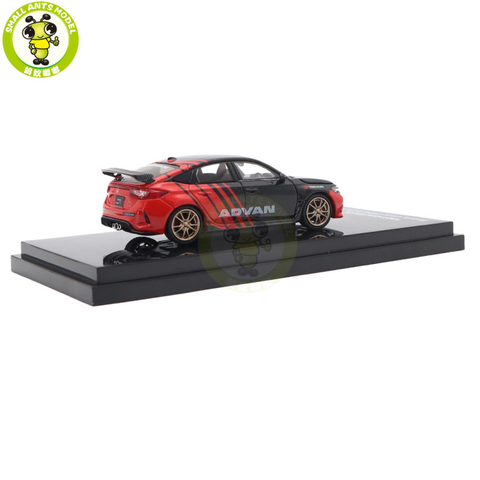 1/64 MOTORHELIX Honda Civic TYPE R (FL5) Advan Livery Diecast Model Toy Car Gifts For Father Friends