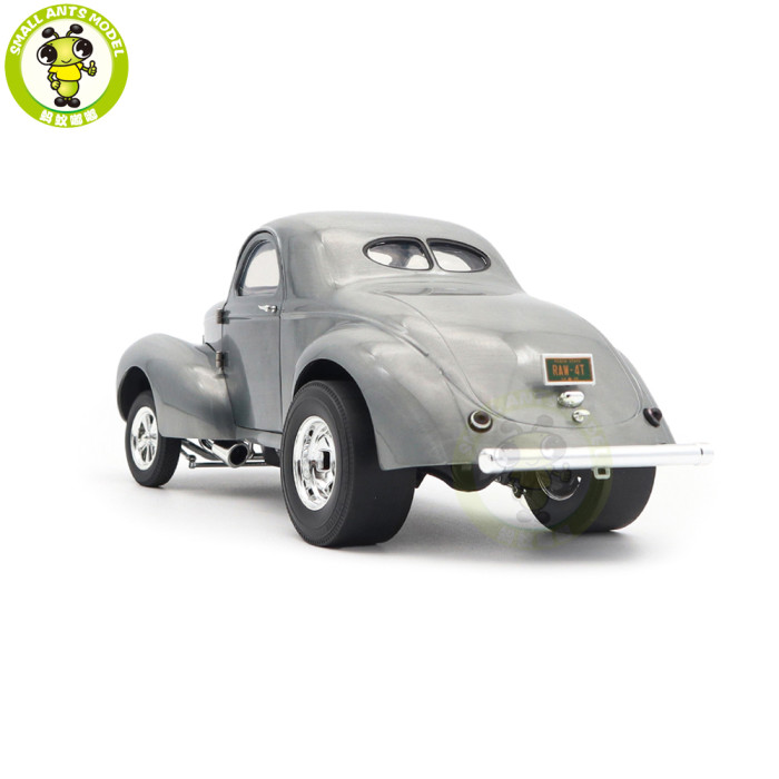 1/18 1940 Gasser Hammered Steel Willys ACME Diecast Model Car Toys Gifts
