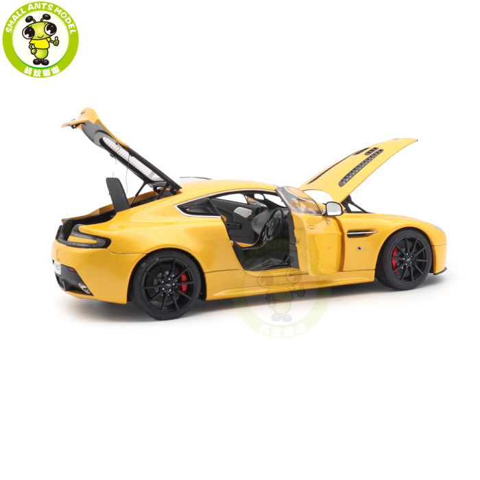 1/18 AUTOart 70252 ASTON MARTIN V12 Vantage S 2015 Yellow Tang Model Car Toys Gifts Gifts For Father Friends