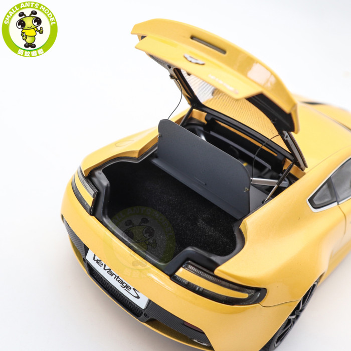 1/18 AUTOart 70252 ASTON MARTIN V12 Vantage S 2015 Yellow Tang Model Car Toys Gifts Gifts For Father Friends