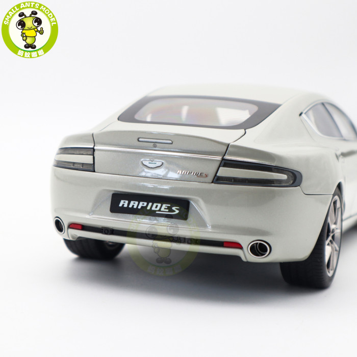 1/18 Aston Martin Rapide S 2015 Autoart 70258 Silver Fox Model Toy Car Gifts For Father Friends