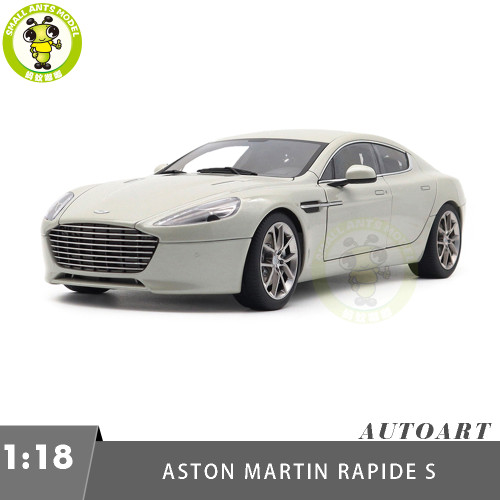 1/18 Aston Martin Rapide S 2015 Autoart 70258 Silver Fox Model Toy Car Gifts For Father Friends