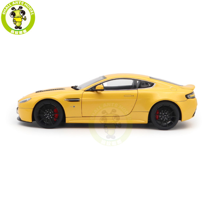 1/18 AUTOart 70252 ASTON MARTIN V12 Vantage S 2015 Yellow Tang Model Car Toys Gifts Gifts For Father Friends