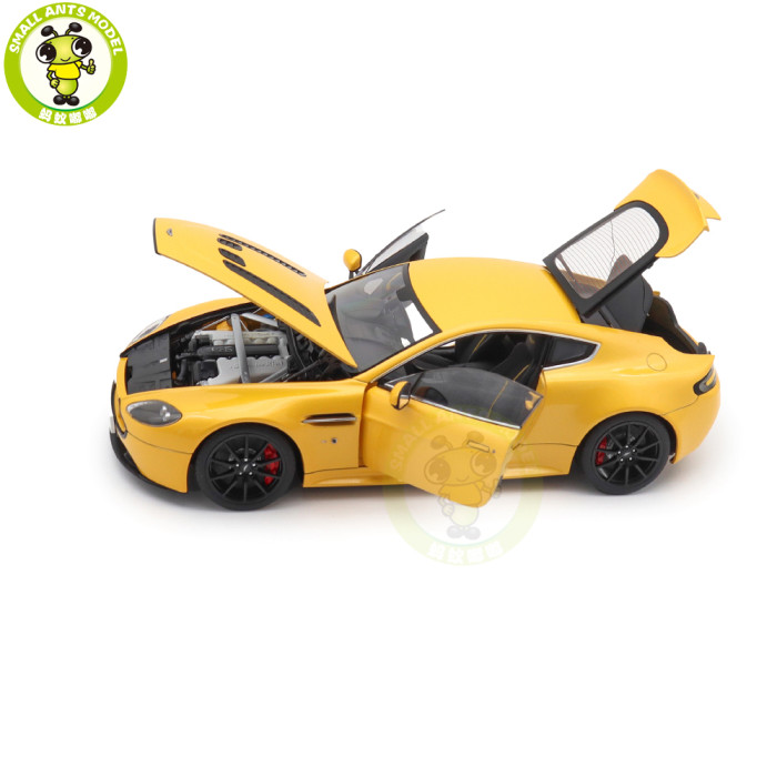 1/18 AUTOart 70252 ASTON MARTIN V12 Vantage S 2015 Yellow Tang Model Car Toys Gifts Gifts For Father Friends