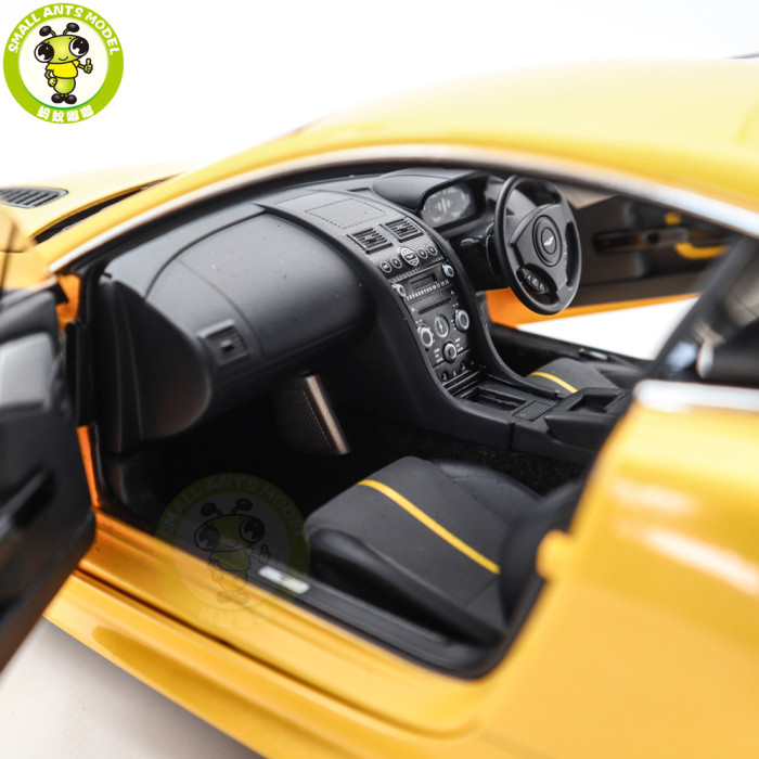 1/18 AUTOart 70252 ASTON MARTIN V12 Vantage S 2015 Yellow Tang Model Car Toys Gifts Gifts For Father Friends