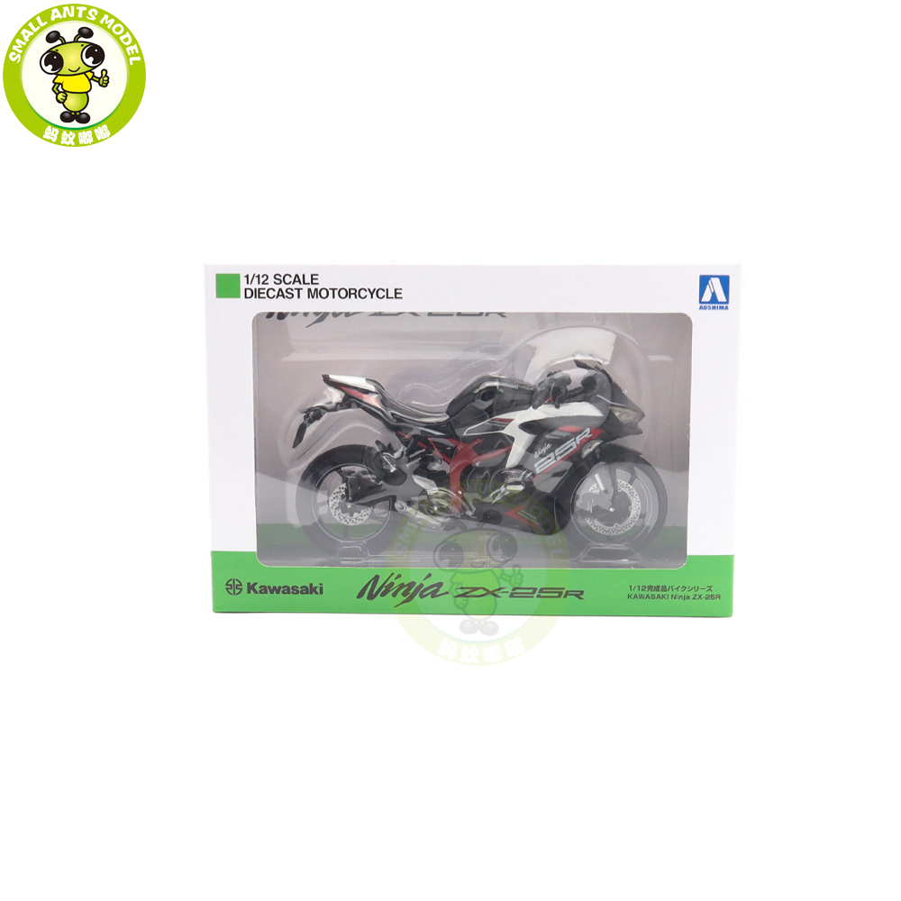 1/12 AOSHIMA Kawasaki Hinja ZX-25R Diecast Model Motorcycle Car