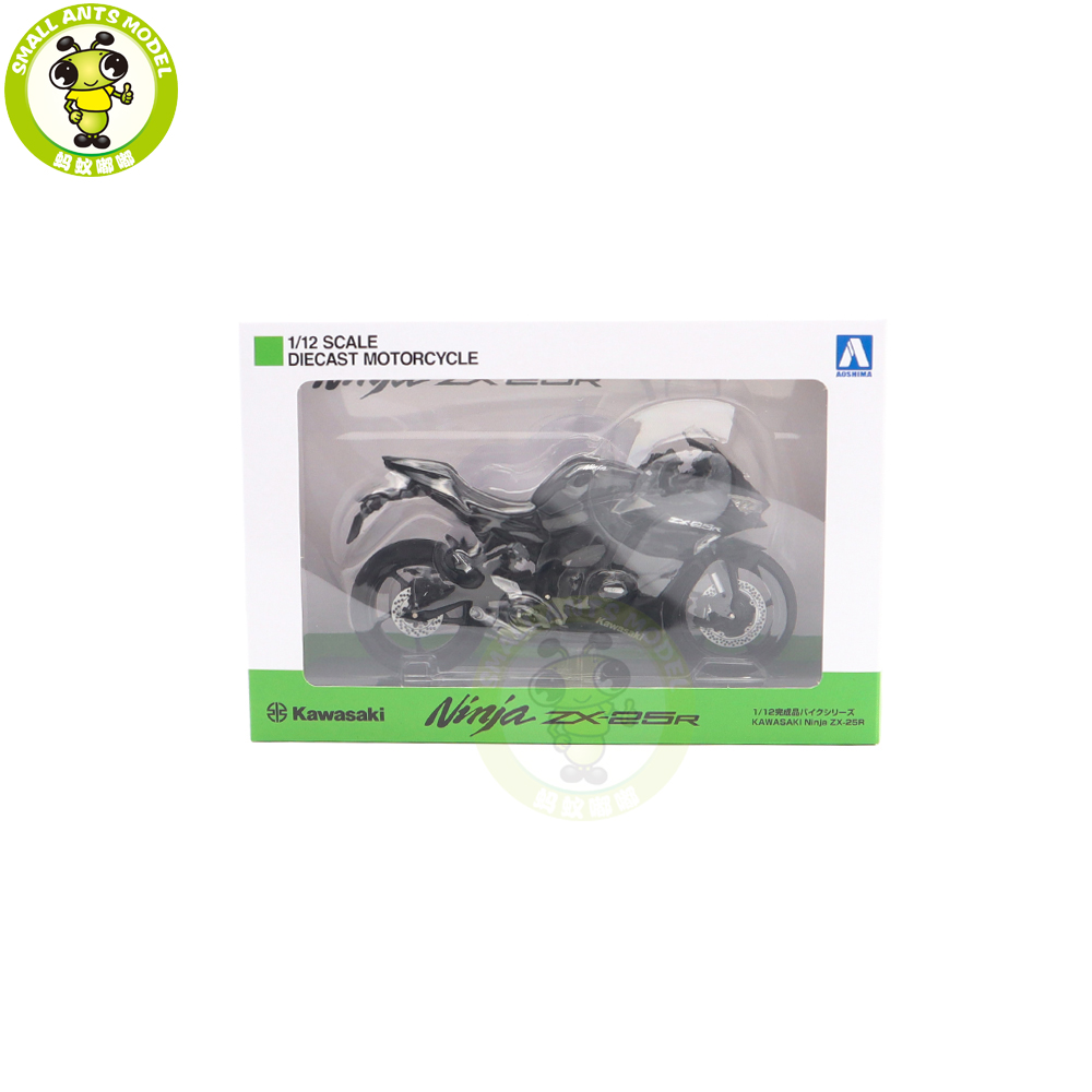 1/12 AOSHIMA Kawasaki Hinja ZX-25R Diecast Model Motorcycle Car