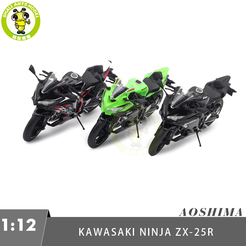 hima♪ 1/12 AOSHIMA Kawasaki Hinja ZX-25R Diecast Model Motorcycle Car