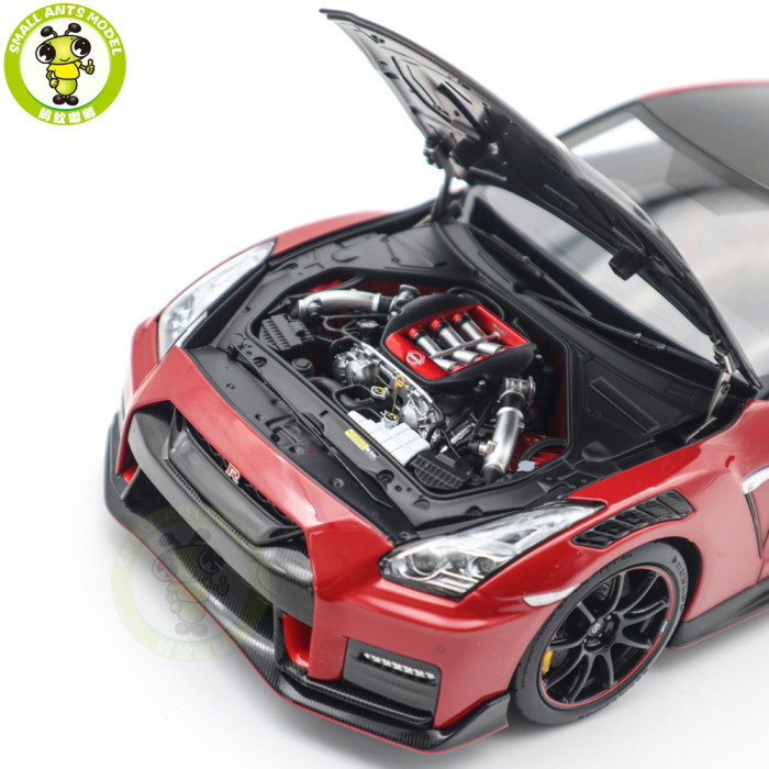 1/18 MOTORHELIX Nissan GT R GT-R R35 NISMO Special Edition 2022 Diecast Model Toy Car Gifts For Father Friends