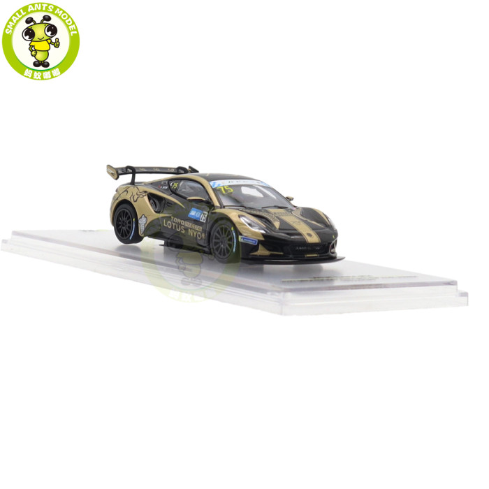 1/64 Kiloworks LOTUS Emira GT4 Adam Christodoulou 2023 Macau Lotus Team TORO #88 Diecast Model Toys Car Boys Girls Gifts