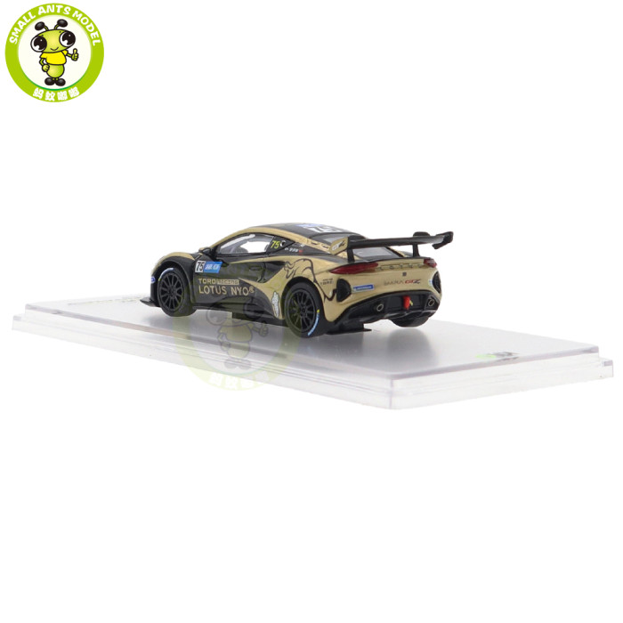 1/64 Kiloworks LOTUS Emira GT4 Adam Christodoulou 2023 Macau Lotus Team TORO #88 Diecast Model Toys Car Boys Girls Gifts