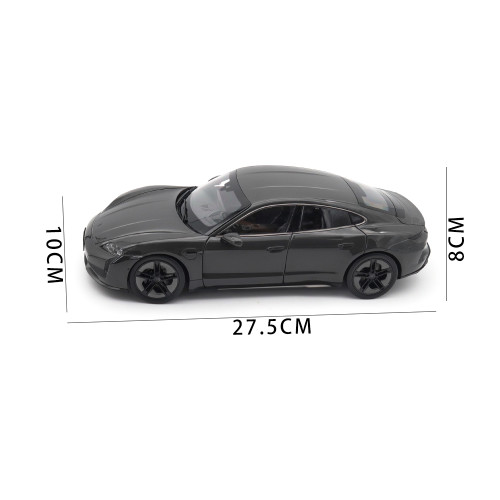 1/18 Porsche Taycan Turbo S 2024 Norev 187654 Slate Grey Neo Diecast Model Toys Car Gifts For Friends Father