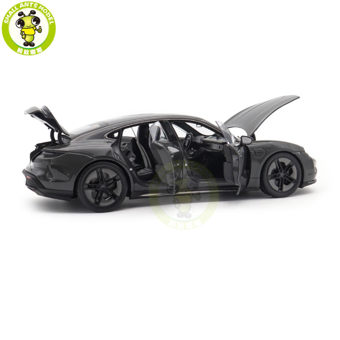 1/18 Porsche Taycan Turbo S 2024 Norev 187654 Slate Grey Neo Diecast Model Toys Car Gifts For Friends Father