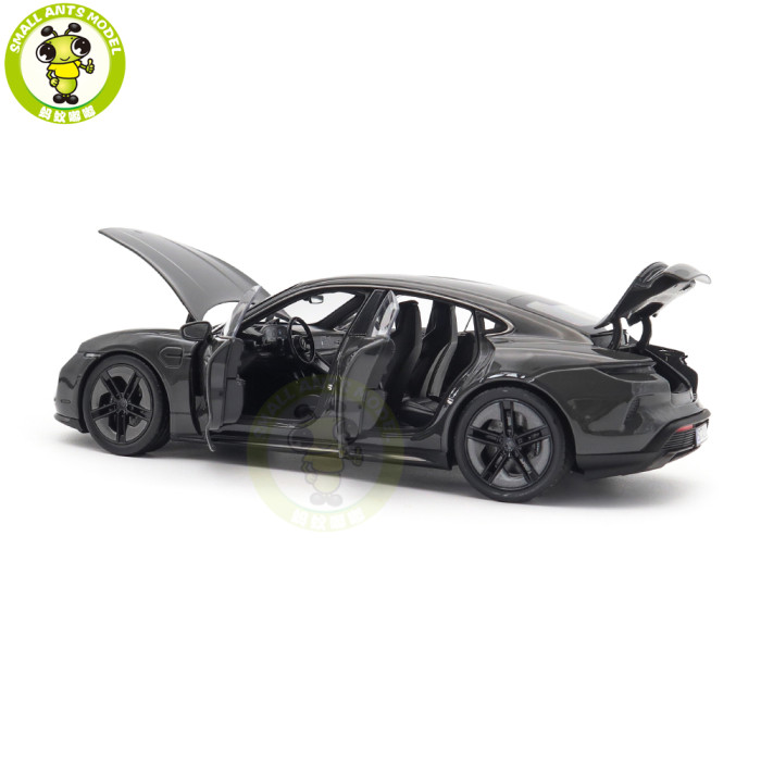 1/18 Porsche Taycan Turbo S 2024 Norev 187654 Slate Grey Neo Diecast Model Toys Car Gifts For Friends Father