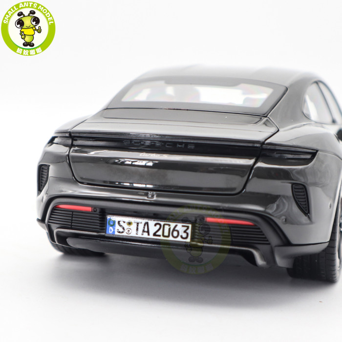 1/18 Porsche Taycan Turbo S 2024 Norev 187654 Slate Grey Neo Diecast Model Toys Car Gifts For Friends Father
