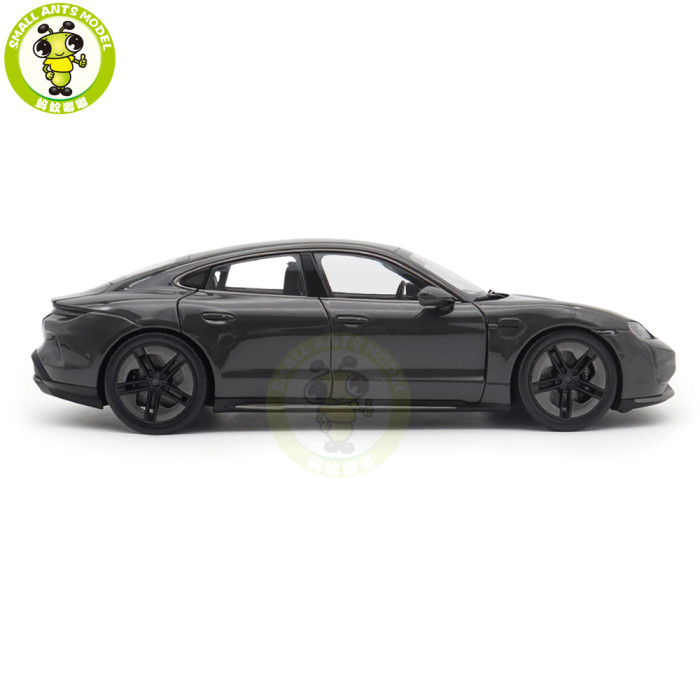 1/18 Porsche Taycan Turbo S 2024 Norev 187654 Slate Grey Neo Diecast Model Toys Car Gifts For Friends Father