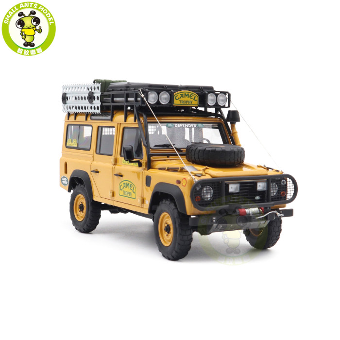 1/18 Land Rover Defender 110 CAMEL TROPHY Support Unit Sabah Malaysia 1993 Almost REAL 810310 Diecast Model Toy Car Gifts For Friends