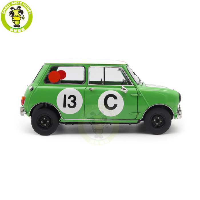 1/12 BMW Mini Cooper S Sunstar #13 1966 Baturst Winner Diecast Model Toys Car Gifts For Husband Father Boyfriend