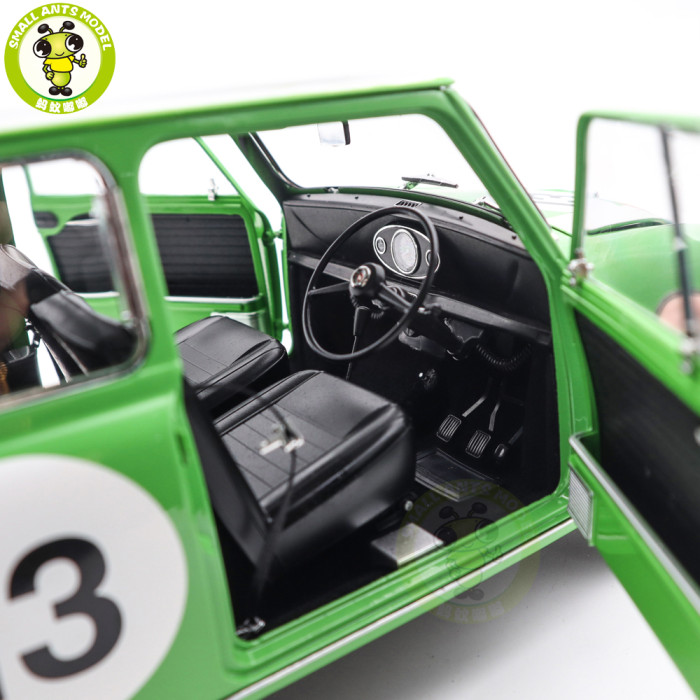 1/12 BMW Mini Cooper S Sunstar #13 1966 Baturst Winner Diecast Model Toys Car Gifts For Husband Father Boyfriend