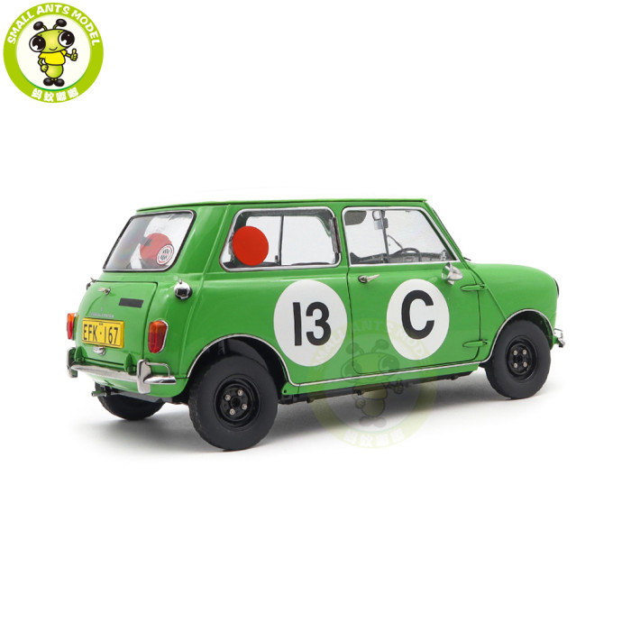 1/12 BMW Mini Cooper S Sunstar #13 1966 Baturst Winner Diecast Model Toys Car Gifts For Husband Father Boyfriend
