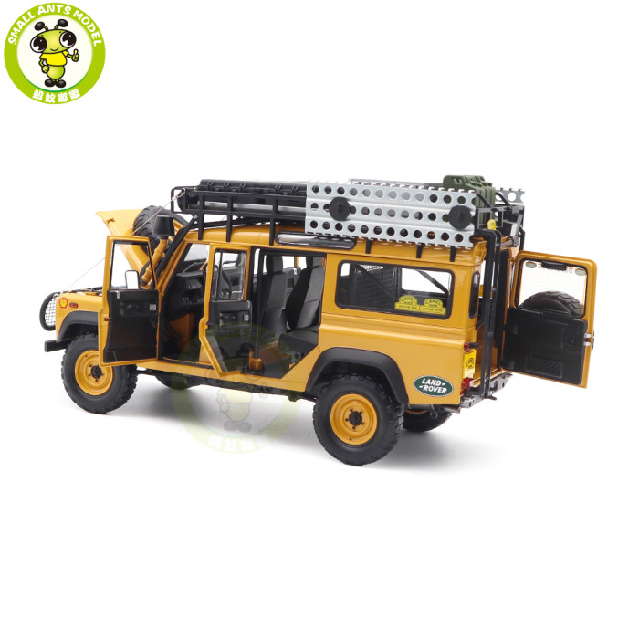 1/18 Land Rover Defender 110 CAMEL TROPHY Support Unit Sabah Malaysia 1993 Almost REAL 810310 Diecast Model Toy Car Gifts For Friends