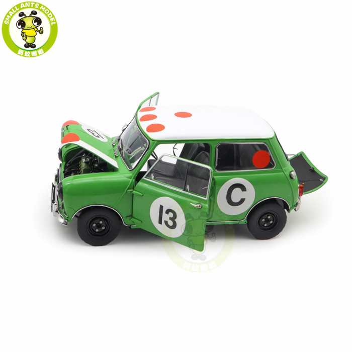 1/12 BMW Mini Cooper S Sunstar #13 1966 Baturst Winner Diecast Model Toys Car Gifts For Husband Father Boyfriend