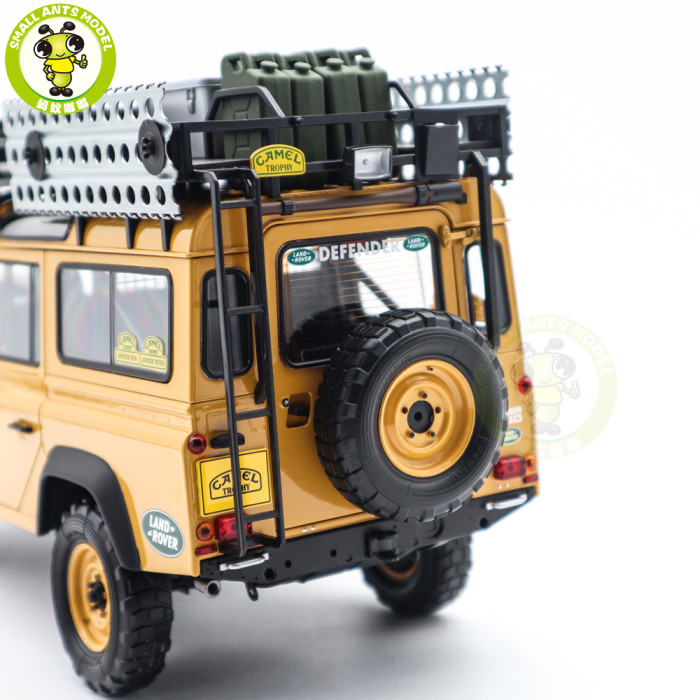 1/18 Land Rover Defender 110 CAMEL TROPHY Support Unit Sabah Malaysia 1993 Almost REAL 810310 Diecast Model Toy Car Gifts For Friends