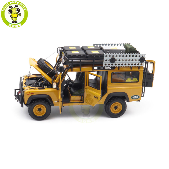 1/18 Land Rover Defender 110 CAMEL TROPHY Support Unit Sabah Malaysia 1993 Almost REAL 810310 Diecast Model Toy Car Gifts For Friends