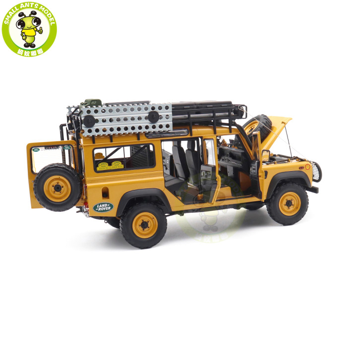 1/18 Land Rover Defender 110 CAMEL TROPHY Support Unit Sabah Malaysia 1993 Almost REAL 810310 Diecast Model Toy Car Gifts For Friends