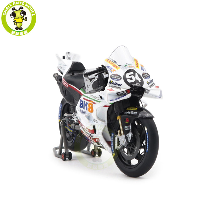 1/12 Kiloworks TEAM BK8 Gresini MOTOGP 2025 San Marino GP Ducati Desmosedici GP24 Diecast Motorcycle Model Toys Gifts For Father Friends