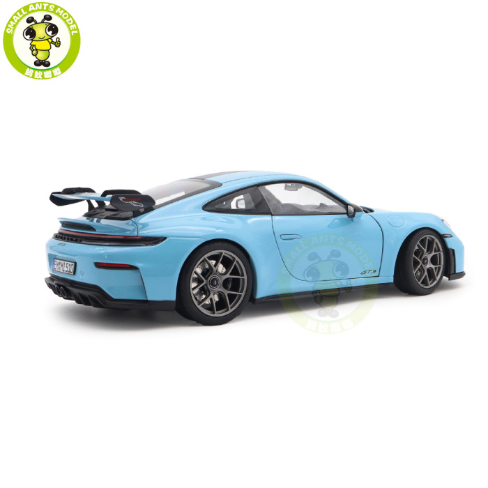 1/18 Porsche 911 GT3 2025 Norev 187000 Gulf Blue Diecast Model Toys Car Gifts For Friends Father