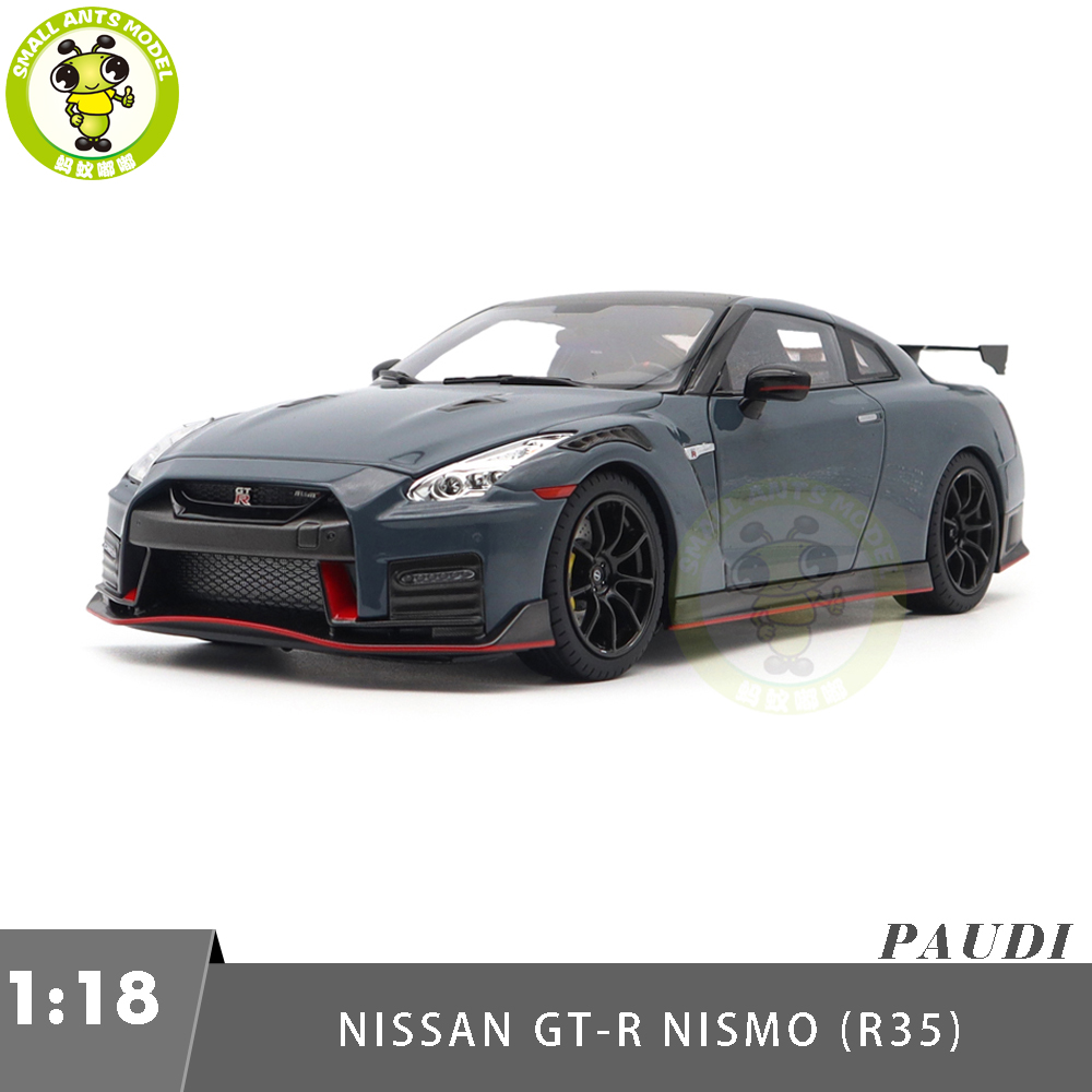 1/18 Nissan GT R GT-R R35 NISMO 2022 Diecast Model Toy Car Gifts