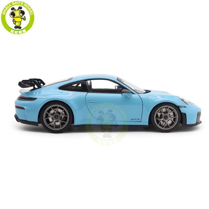 1/18 Porsche 911 GT3 2025 Norev 187000 Gulf Blue Diecast Model Toys Car Gifts For Friends Father