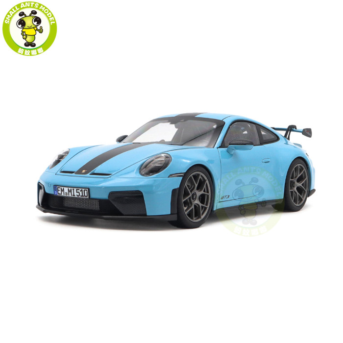 1/18 Porsche 911 GT3 2025 Norev 187000 Gulf Blue Diecast Model Toys Car Gifts For Friends Father